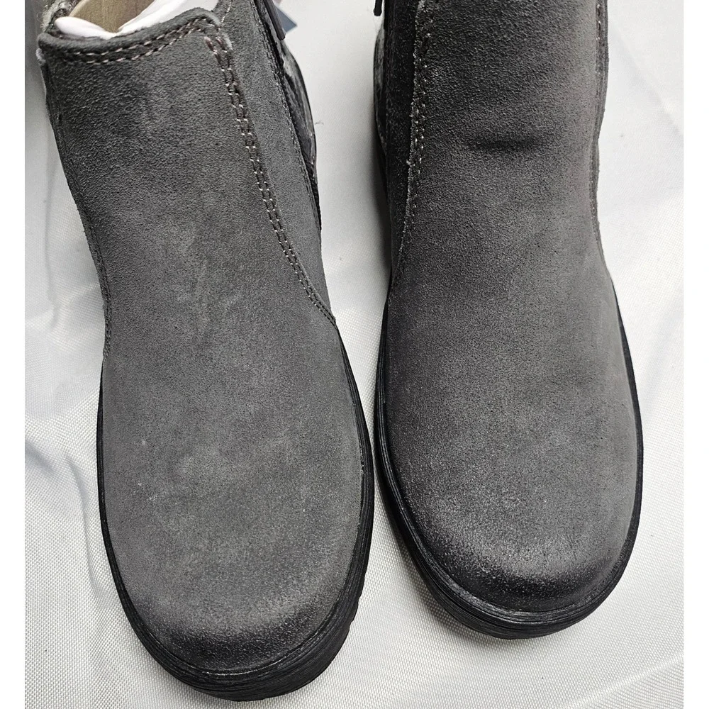 Earth Origins Tate‎ Suede Ankle Boots Water Repellent Aztec Sweater Women's 5